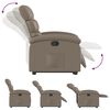 vidaXL Fauteuil inclinable Cappuccino Similicuir