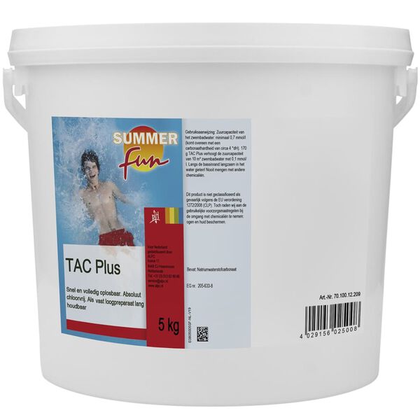 Summer Fun Amplificateur d'alcalinit&eacute; Tac Plus 5 kg