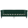 vidaXL Lit de jour avec matelas vert fonc&eacute; 100x200 cm velours