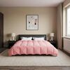 vidaXL Duvet complet toute l'ann&eacute;e Rose 240 x 260 cm Microfibre
