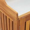 vidaXL Armoire de jardin avec &eacute;tag&egrave;re Naturel 78 x 36,5 x 78 cm