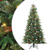 vidaXL Sapin de No&euml;l Artificiel &agrave; Branches Articul&eacute;es Vert 240 cm