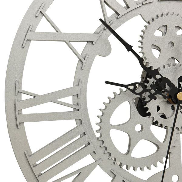 vidaXL Horloge murale Argent&eacute; 30 cm Acrylique