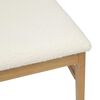 vidaXL Chaise de salle &agrave; manger 2 pcs Naturel et clair