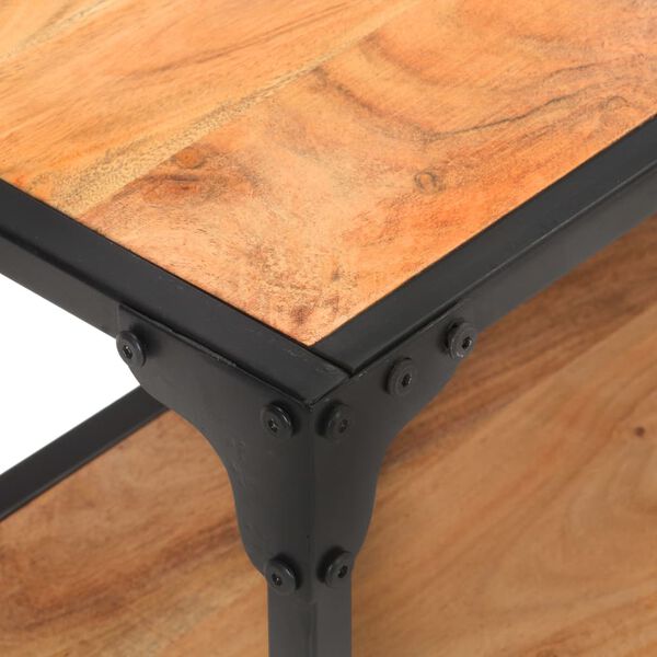 vidaXL Meuble TV 150x30x40 cm Bois d'acacia massif