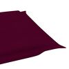 vidaXL Chaise longue avec coussin Gris Bois d'acacia solide