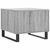 vidaXL Table basse Sonoma gris 50x50x40 cm Bois d'ing&eacute;nierie