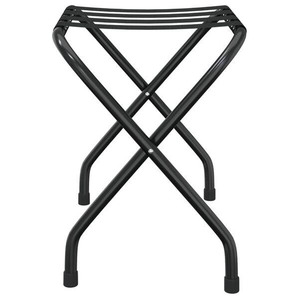 vidaXL Porte-bagages Noir 56x40x49 cm