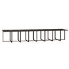vidaXL Ensemble &agrave; manger de jardin et coussins 17 pcs marron rotin