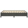 vidaXL Cadre de lit sans matelas gris fonc&eacute; 140x190 cm velours
