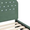 vidaXL Cadre de lit pour enfants avec t&ecirc;te de lit Vert Mer 80 x 200 cm
