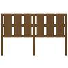 vidaXL T&ecirc;te de lit Marron miel 155,5x4x100 cm Bois massif de pin