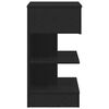 vidaXL Cabinet de chevet Ch&ecirc;ne noir 40 x 35 x 65 cm Bois d'ing&eacute;nierie