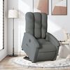 vidaXL Fauteuil inclinable &eacute;lectrique gris fonc&eacute; tissu