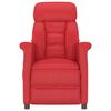 vidaXL Fauteuil de massage Rouge Similicuir