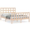 vidaXL Cadre de lit sans matelas bois de pin massif