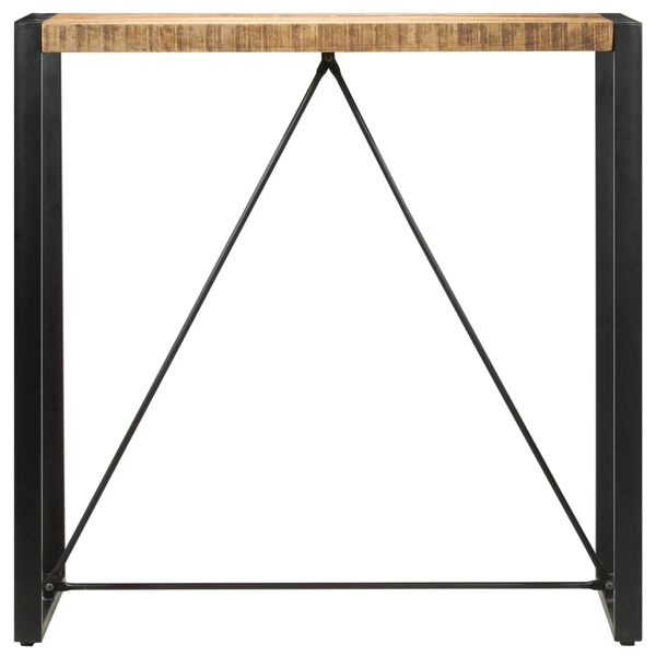 vidaXL Table de bar 110x60x110 cm Bois de manguier massif