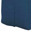 vidaXL Coussin de Dos Bleu 120 x 24 x 50 cm tissu