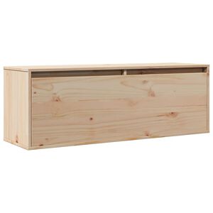 vidaXL Armoire murale 100x30x35 cm Bois de pin massif