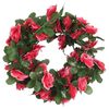 vidaXL Guirlandes de fleurs 6 pcs rouge ros&eacute; 250 cm