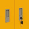 vidaXL Armoire de rangement 2 pcs Jaune moutarde 60 x 40 x 200 cm
