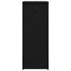 vidaXL Buffet ch&ecirc;ne noir 29,5x34x76 cm bois d'ing&eacute;nierie