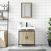 vidaXL Ensemble de meubles de salle de bain 2 pcs ch&ecirc;ne sonoma