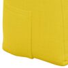 vidaXL Coussin de Dos Jaune clair 120 x 24 x 50 cm tissu