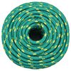 vidaXL Corde de bateau Vert 14 mm 100 m Polypropyl&egrave;ne