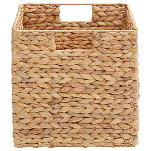 vidaXL Paniers de rangement 2 pcs Naturel 28 x 28 x 28 cm