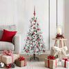 vidaXL Sapin de No&euml;l Artificiel &agrave; Branches Articul&eacute;es Blanc 120 cm