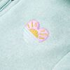 Sweatshirt &agrave; capuche avec fermeture &eacute;clair pour enfants 140