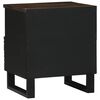 vidaXL Cabinet de chevet avec tiroir 2 pcs Noyer 40 x 33 x 46 cm