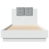 vidaXL Cadre de lit sans matelas blanc 100x200 cm
