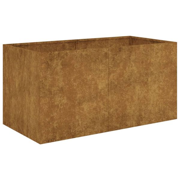 vidaXL Jardini&egrave;re 80x40x40 cm acier corten