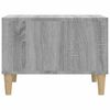 vidaXL Table basse Sonoma gris 60x50x36,5 cm Bois d'ing&eacute;nierie