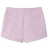 Short pour enfants avec cordon de serrage lilas m&eacute;lang&eacute; 140