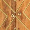 vidaXL Armoires lat&eacute;rales 3 pcs marron et noir 60x33,5x75 cm