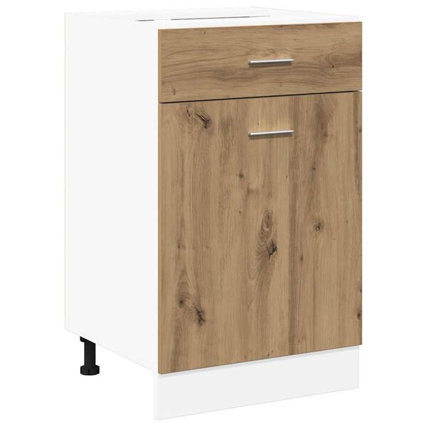 vidaXL Armoire à tiroirs "Lyon" Chêne artisanal 40 x 46 x 81,5 cm Bois d'ingénierie