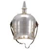 vidaXL Casque prussien allemand antique pour GN Argenté Acier