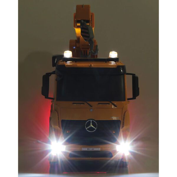 JAMARAJamara Grue t&eacute;l&eacute;command&eacute;e Mercedes-Benz Arocs 1:20 Jaune