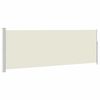 vidaXL Auvent lat&eacute;ral r&eacute;tractable 160 x 514 cm Cr&egrave;me
