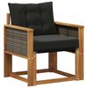 vidaXL Sofa de milieu ext&eacute;rieur Bois d'Acacia Massif Naturel