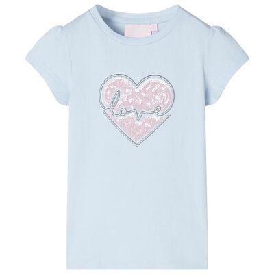 T-shirt pour enfants bleu clair 104