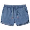 vidaXL Short pour enfants bleu denim 116