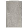 vidaXL Banc &agrave; chaussures Gris b&eacute;ton 80x24x45 cm Bois d'ing&eacute;nierie
