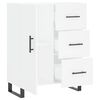 vidaXL Buffet blanc 69,5x34x90 cm bois d'ing&eacute;nierie