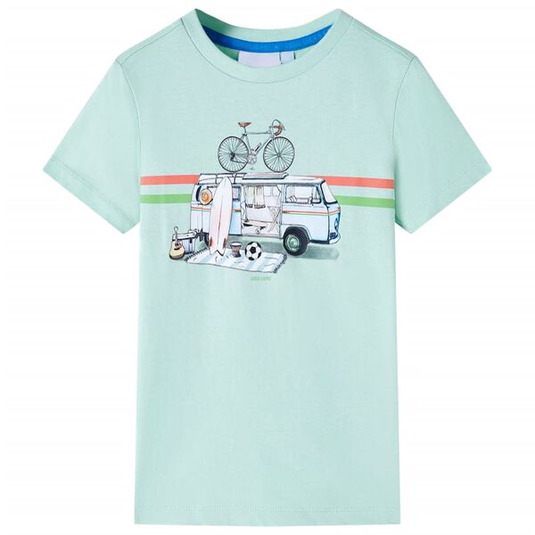 T-shirt pour enfants menthe claire 140