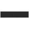 vidaXL Appui de fen&ecirc;tre Noir avec grain de bois 140 x 35 x 4,5 cm PVC