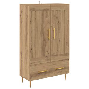 vidaXL Haut Armoire Ch&ecirc;ne artisanal 69,5 x 31 x 115 cm